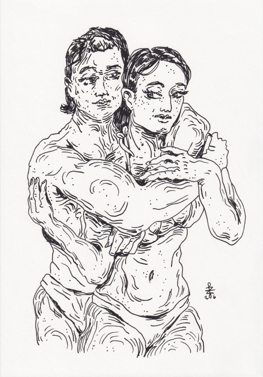 portrait-of-izzy-and-hamish-hugging-the-pose-archives-2026